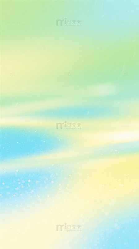 夏日清新蓝绿渐变风质感简约背景
