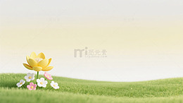 黄绿到淡黄白色渐变