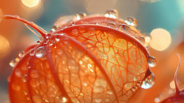 灯笼果萼囊光学折射1