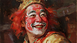 戏剧传统文化花脸川剧脸谱人物形象