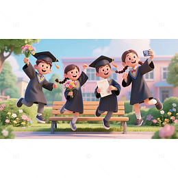 毕业季人物合照