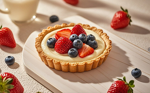 清新治愈系花草水果特写423