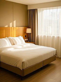 现代酒店客房内景