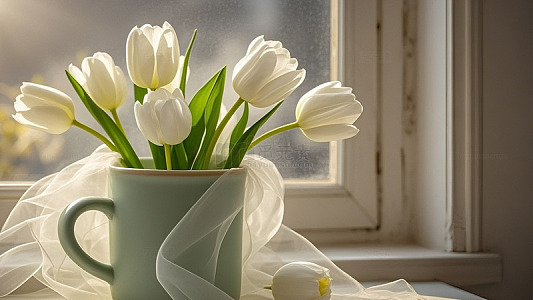 清新花草静物64