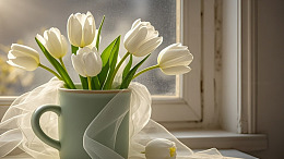 清新花草静物64