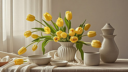 清新系简约花束摄影3