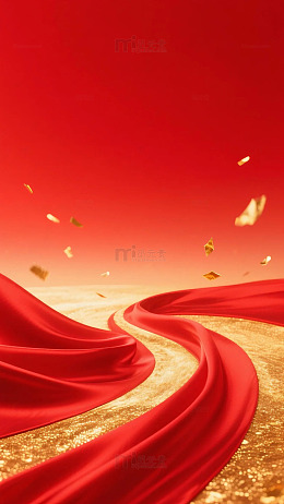 红色鎏金背景渐变