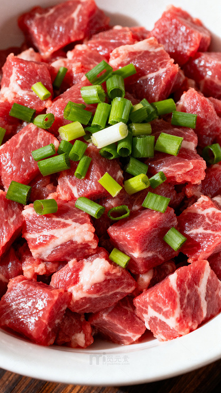 美食食物美味牛肉粒