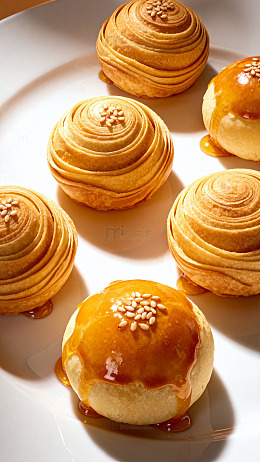 美食食物美味金丝糕点