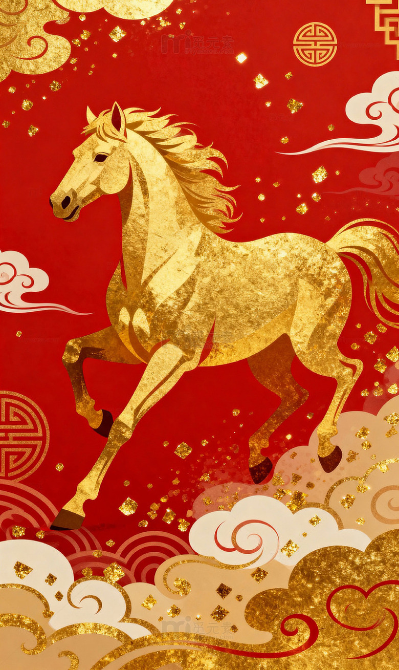金马流云金箔