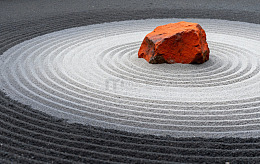 枯山水同心圆纹理