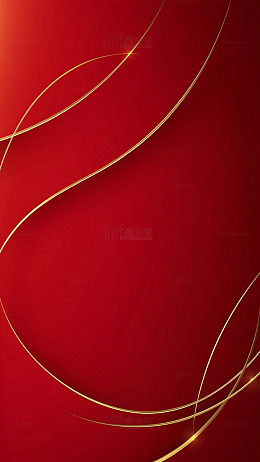 红色金色渐变圆环艺术