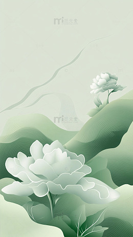 墨绿大气简约背景
