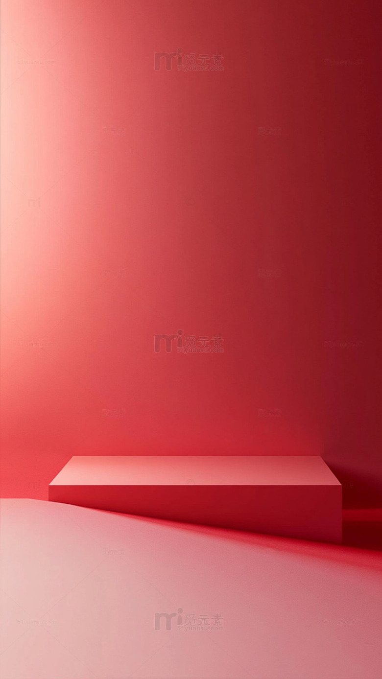 橙红色柔和渐变大气背景图