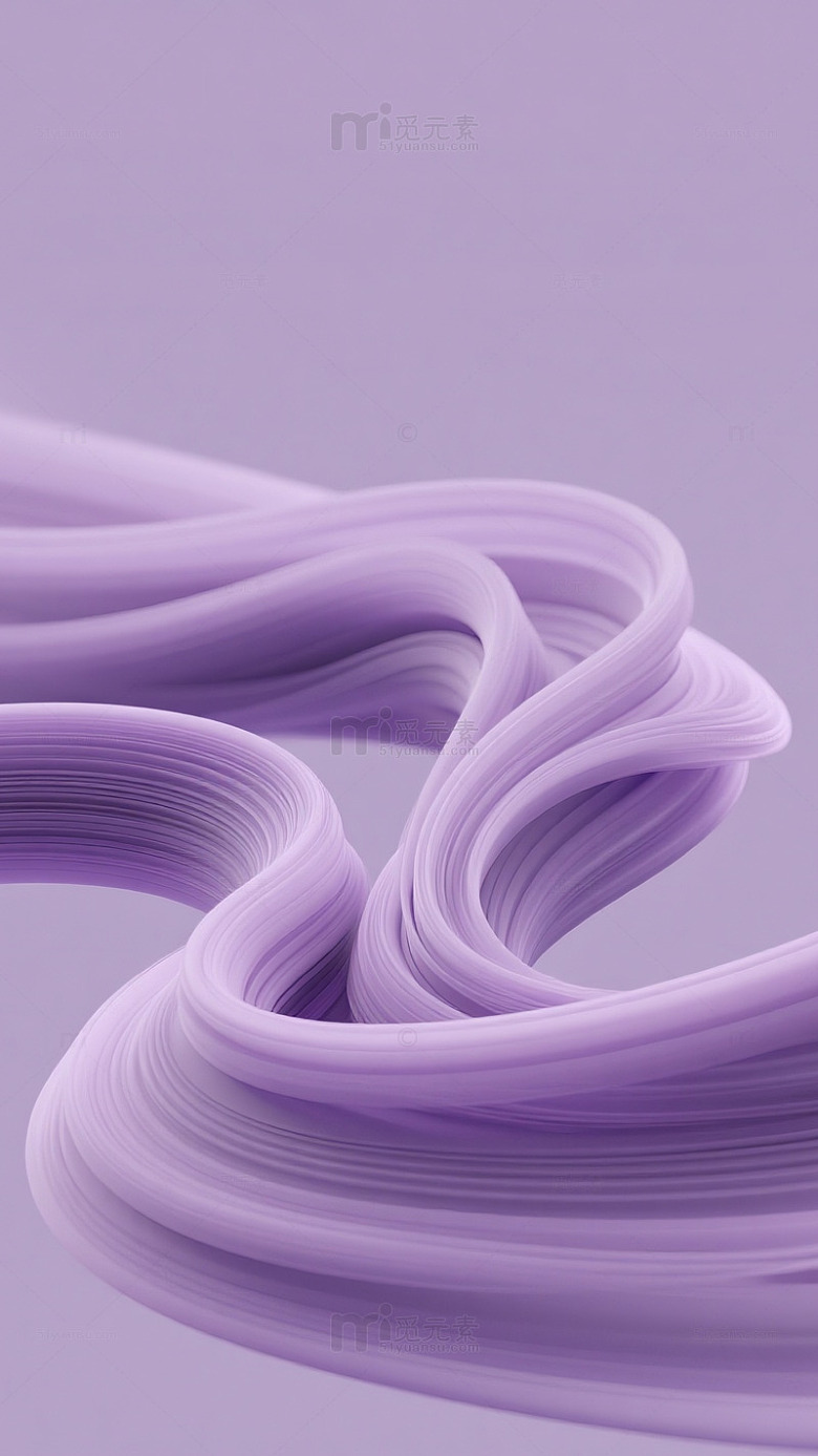 紫调流动纹理柔美背景图