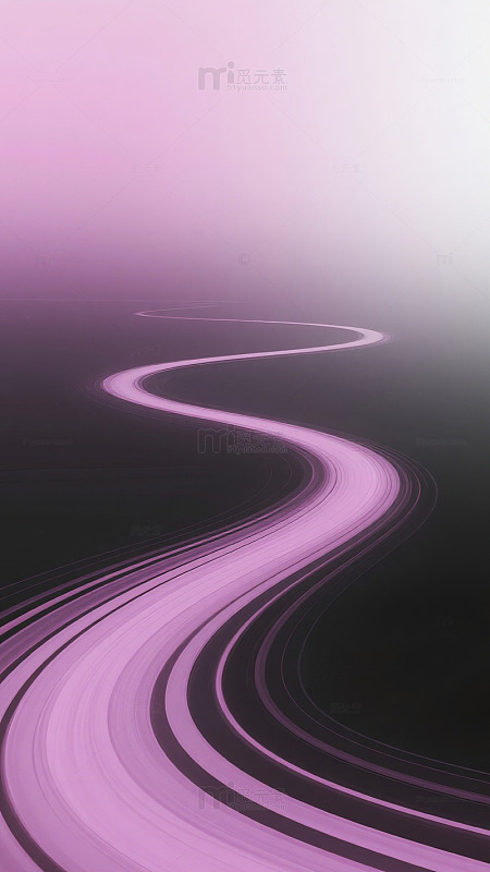 粉紫渐变曲线梦幻背景图