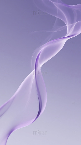 紫色流动烟雾柔美背景图