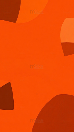 橙色几何简约背景图