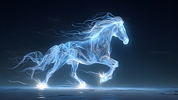 灵魂光影马奔向未来世界