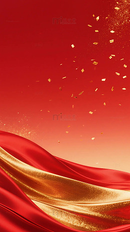 红金片丝绸背景渐变