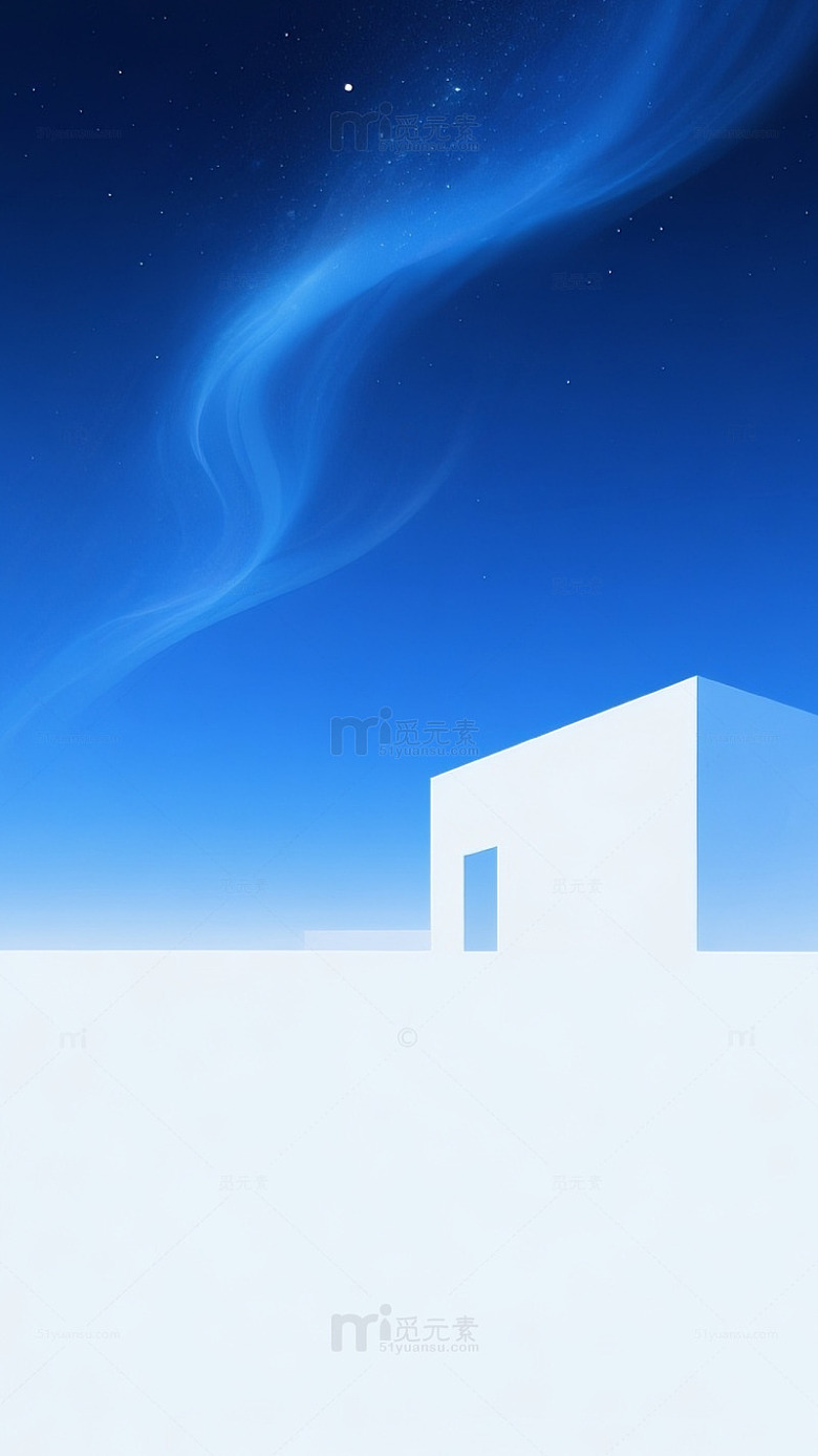 深蓝动感曲线背景