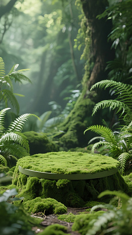 绿色植物电商展台