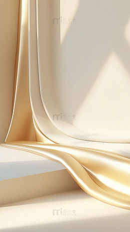 电商背景金色窗台