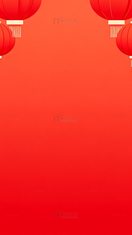 红灯笼喜庆背景设计素材