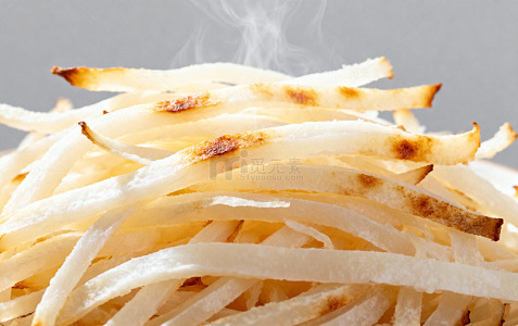 香脆土豆丝美食摄影