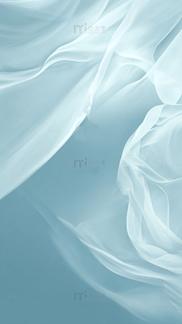 柔美纱质布料特写