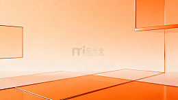 橙色调现代空间设计素材