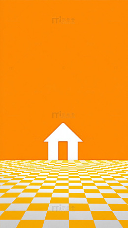 简约风房屋图形设计