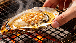 烤生蚝烧烤美食海鲜