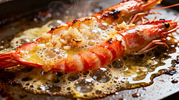 铁板大虾美食摄影