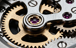 精密机械齿轮特写