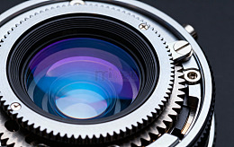 精密相机镜头特写摄影