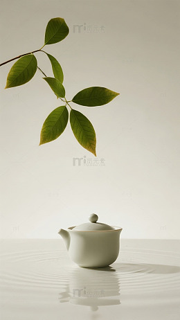 简约禅茶意境茶具静物摄影