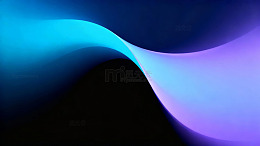 蓝紫渐变流线抽象艺术图片