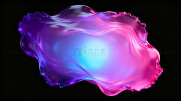 梦幻色彩流动艺术图形