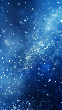 蓝色星光梦幻背景