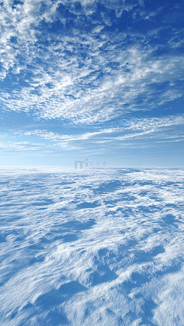 蓝天白云壮丽景象