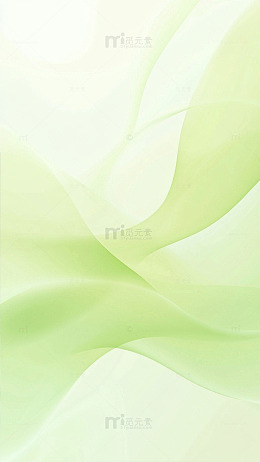 柔美绿调丝绸纹理背景