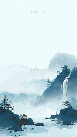 水墨山水画风景画