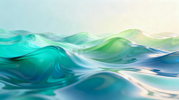 抽象海浪艺术壁纸