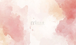 水彩粉嫩花卉装饰画背景