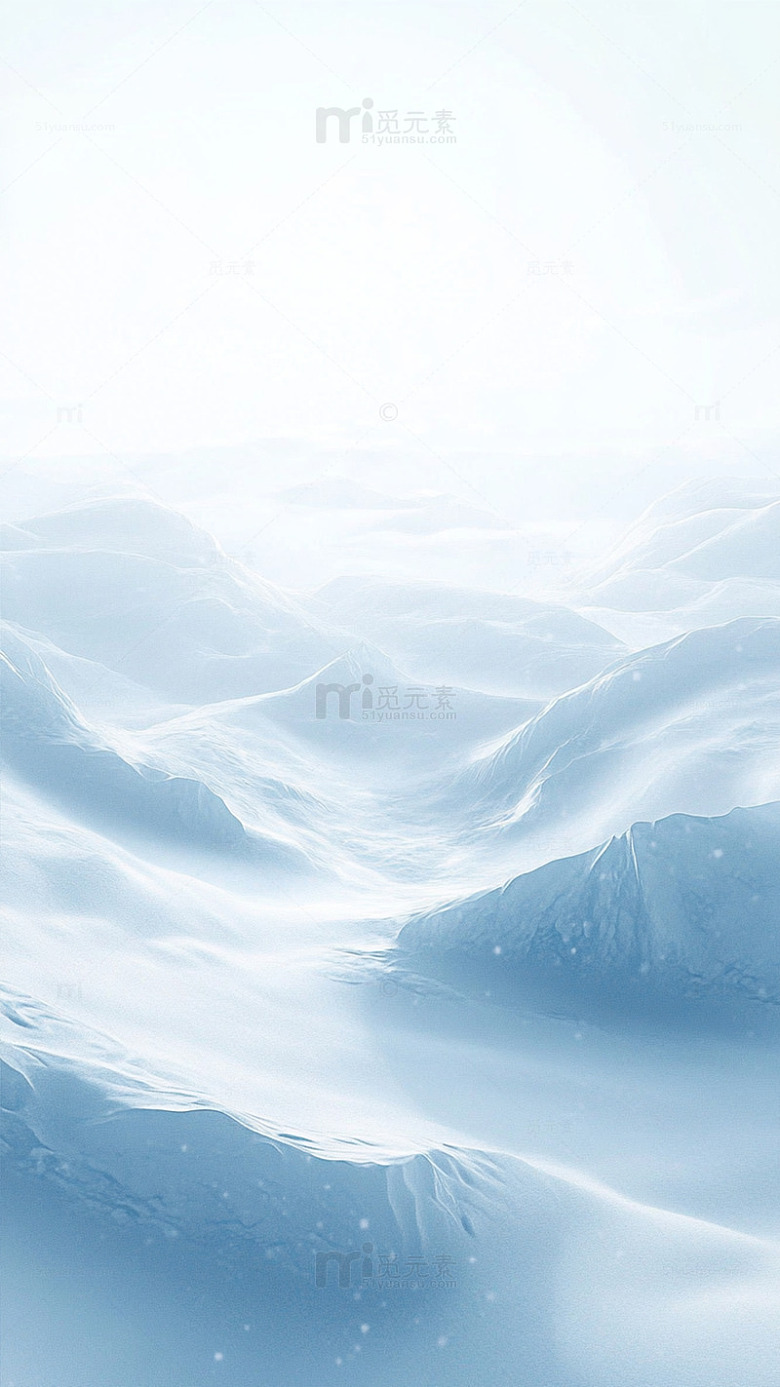 冰川雪山风景图