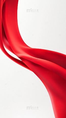 红绸飘扬抽象艺术