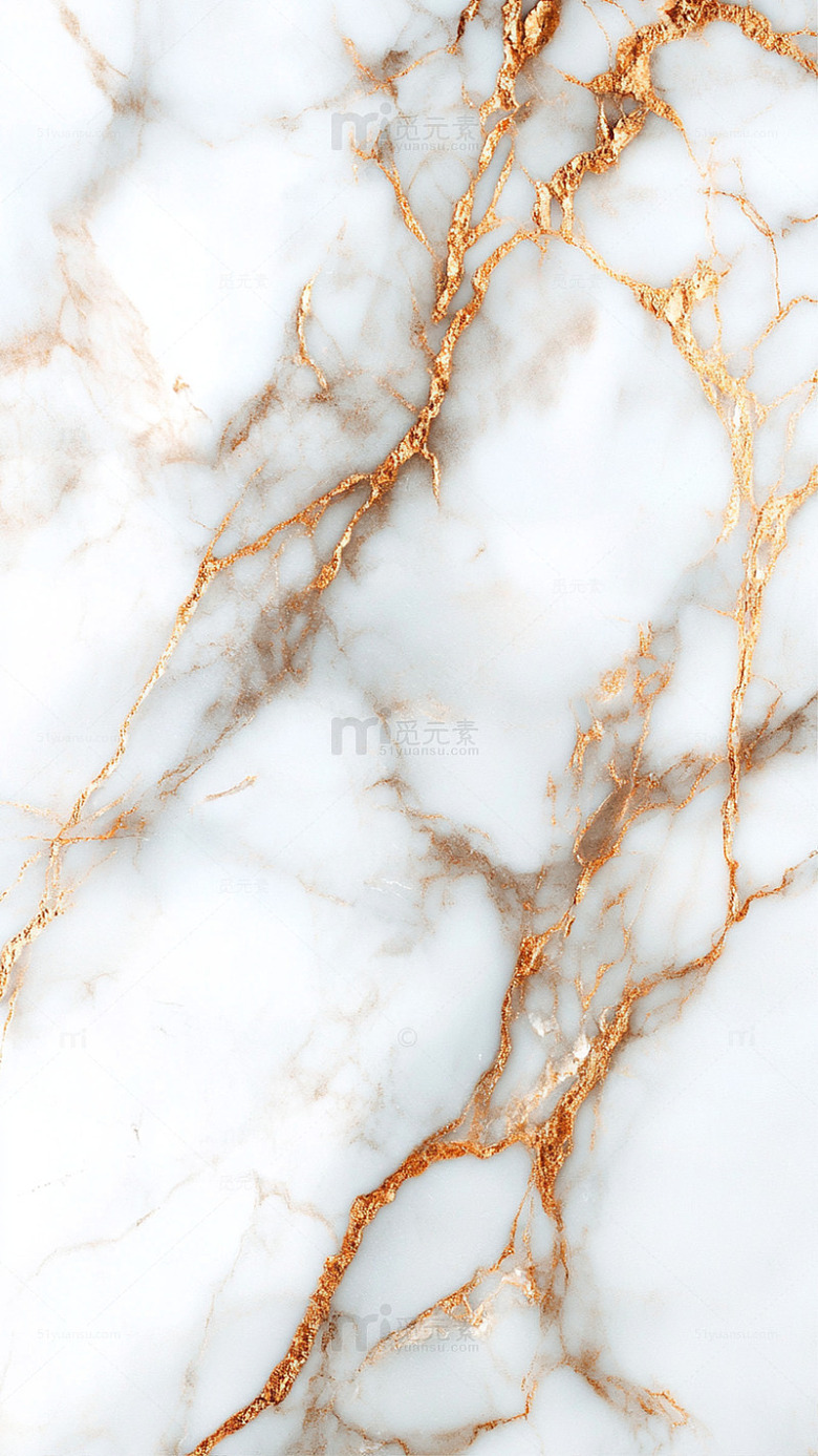 金色大理石纹理装饰背景图