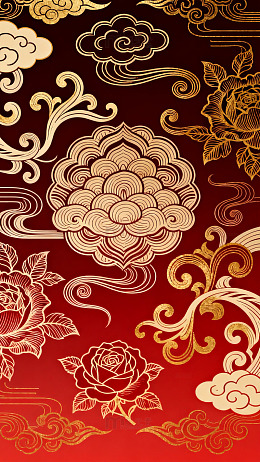 传统花纹装饰图案设计素材
