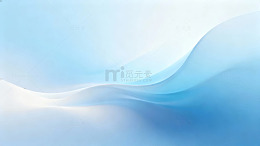 蓝白渐变流体抽象艺术图片